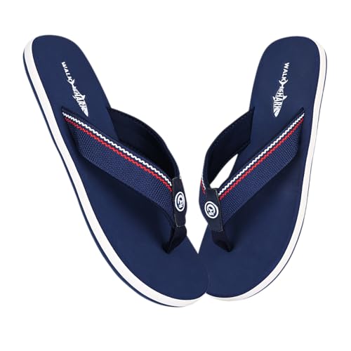 Image of Aqua Fin Slides for Men | EVA Slippers for Men | House Slipper | Lightweight EVA Slip-On Slippers | Casual Water-Friendly Footwear for Beach, Bathroom & Daily Use | Soft Cushioned Footbed...