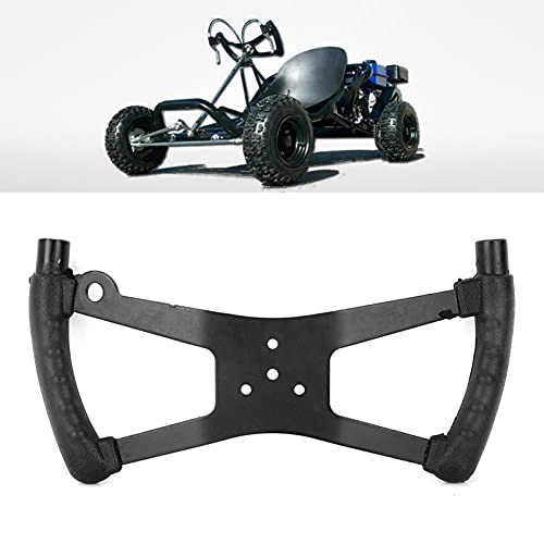 Lenkrad im H-Stil, Rennkart-Lenkrad, Universallenkrad, schwarz, für Rennkart, Go-Cart, Auto-Modifikationszubehör