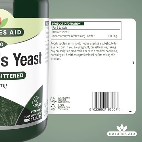 Bierhefe Tabletten von Natures Aid Vergleich und Informationen
