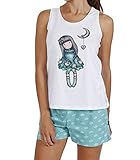 - Pijama Santoro para mujer primavera/verano fresco y suave;