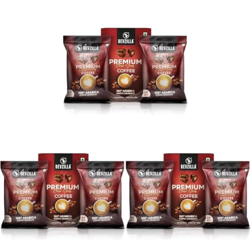 Image of Bevzilla 2X50g Classic Strong Coffee Powder| Ideal for Espresso, Latte & Cappuccino | Perfect for Hot & Cold Coffee (Pack of 3)