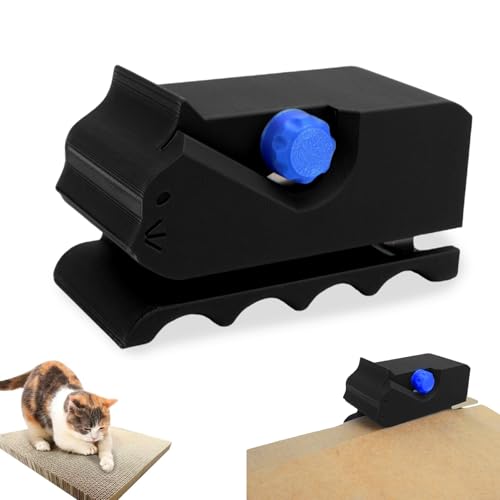 Kartonschneider für Katzenkratzbretter 3D Gedruckter Cutter für Katzenkratzbett Katzenförmige Kartonschneider für Kratzkarton Kartonstreifen Strip Schneidemaschine