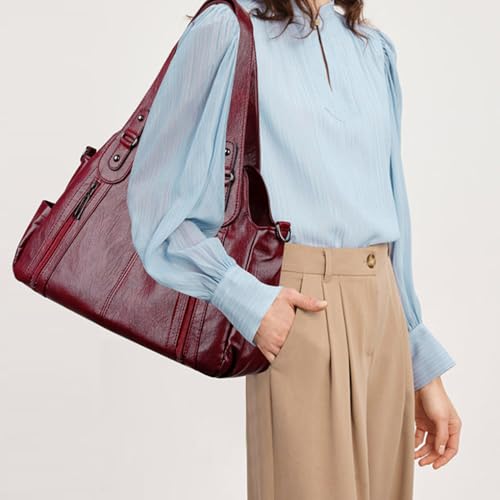 Sac noir et sac à main pour femme multipoche et modulable - 2