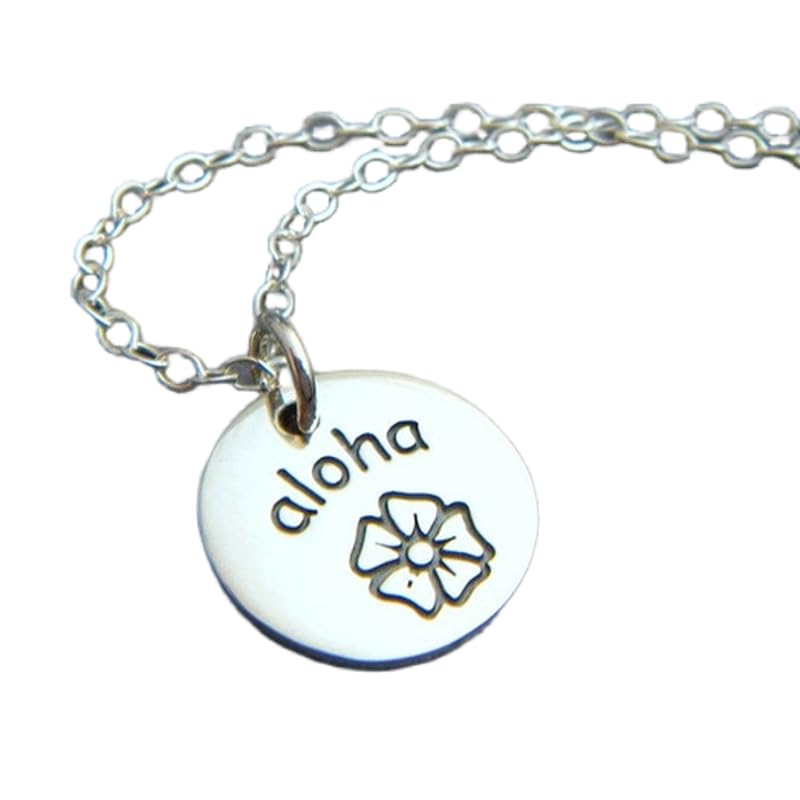 Collier Aloha en argent 925, le cadeau souvenir de voyage idéal
