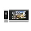 XDCHLK Interfono Video da 7 Pollici Touch Screen WiFi IP per Villa con Mini Ricevitore Wireless, Supporto Telefono Remoto Sblocco
