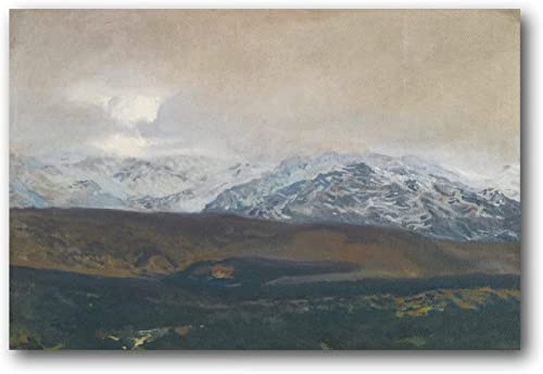 XCPORA Joaquín Sorolla Posters《La Sierra de Guadarrama》Pintura Retro Canvas Wall Art Joaquín Sorolla Prints Home Wall Decor Picture 50x70cm No Frame