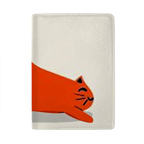 Étui pour passeport et cartes de voyage en cuir PU 6.5 x 4.5 pouces