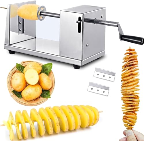 Cortadora manual en espiral de acero inoxidable para papas miniatura 2