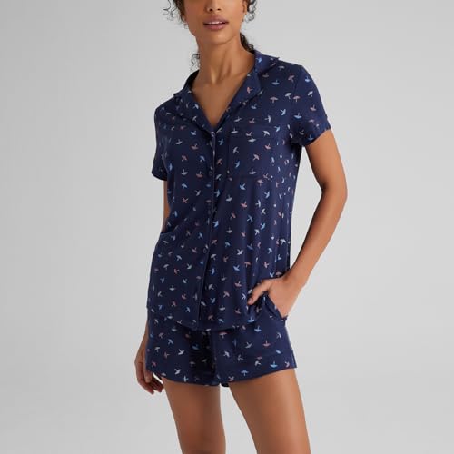 Image of Tommy John Women's Short Sleeve Top and Short Pajama Set