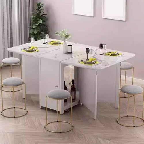 Table cuisine pliante noire pour optimiser les petits espaces - 3