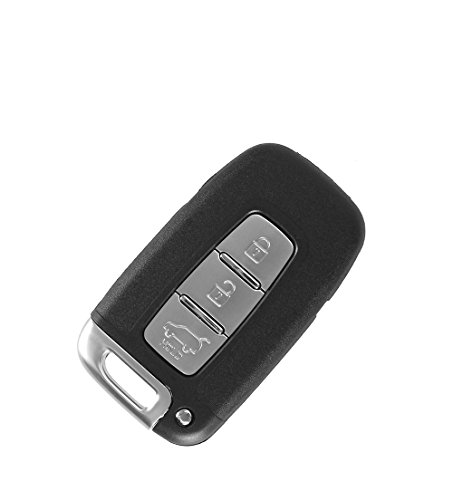 Coque Clé pour Hyundai ix20 ix35 Elantra Veloster Kia Picanto Rio Venga - 3 Boutons - Plip télécommande avec Lame Phonillico®