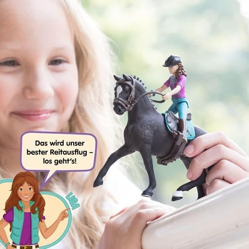 2. Bild von SCHLEICH Horse Club | Lisa & Storm 42541 | bewegliche Mädchenfigur | mit Pferde Zubehör | tolles Geschenk für Mädchen und Jungen | Pferde Spielzeug ab 5 Jahren | 10 Teile | exklusiv bei Amazon