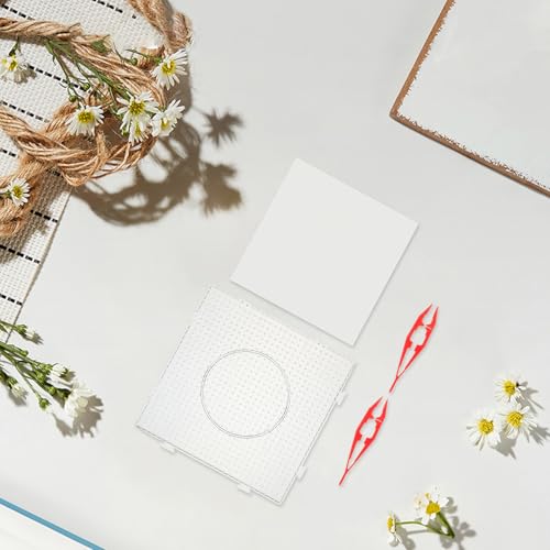 Perles à repasser kit complet plastique transparent avec plaques et accessoires DIY