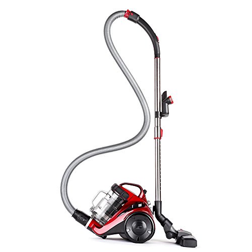 PUPPYOO Aspirador WP9002B con regulación de Potencia de succión, 2.5 L, 800W, Filtro HEPA. Aspiradora con eficiencia energética Clase A