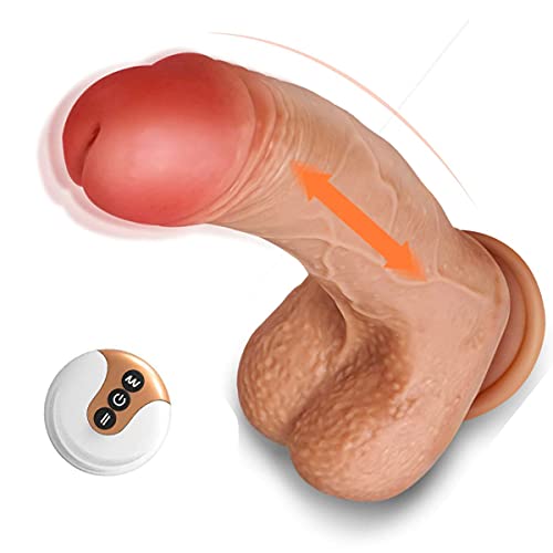 Coñsólạdọr Ręālista para Mujęrês, Vībrādór de Pųñtọ G para Priñcipiạntes con 5 Mọdęs de Empųję y Rótāción, 7 Vibrāciónes de Silicóņa Ultra Potentes, USB recargable, Control Remoto Cover