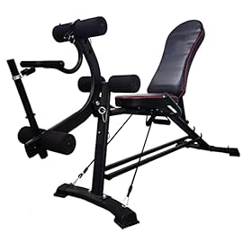 JYSD Multifunctional Weight Bench, Adjustable Strength Training Bench for Home Gym Full Body Workout Equipment