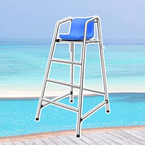 Silla de Salvavidas de Acero Inoxidable 304 para Piscina 78x92x150cm miniatura 1