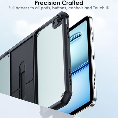 Coque Apple iPad Air 13" 2024 M2 TECHGEAR antichoc avec support - 2