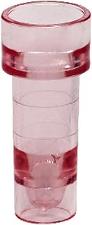 Caplugs Evergreen 127-1212-R10 Serum Sample Cup for Hitachi Chemistry Analyzer 717, 736, 737, Red, 1000 Pack, Polystyrene, Capacity 2-2.5 mL, Collection, Sample Processing, Analysis, Testing