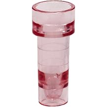 Caplugs Evergreen 127-1212-R10 SCS Series Serum Sample Cup for Hitachi Chemistry Analyzer 717, 736, 737, Red, 1000 Pack, Polystyrene, Capacity 2-2.5 mL, Collection, Sample Processing, Analysis
