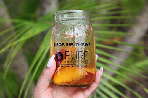 Image of Pure Inventions Water Enhancer Drops - Refreshing and Delicious - Antioxidants, Electrolytes - No Sugar, Calories, or Artificial Sweeteners - Green Tea Peach (30 Servings)