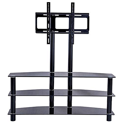 With Mount,3-in-1 Flat Panel Entertainment Stand For 32 To 65 Inch Plasma Lcd Led Flat Or Curved Screen Tvs Components