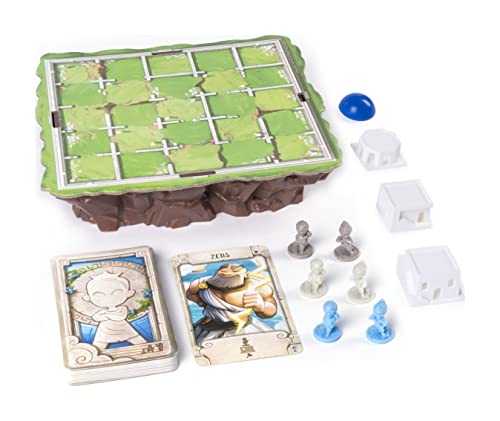 Santorini, Strategy Family Board Game 2-4 Players Classic Fun Building Greek Mythology Card Game, For Kids And Adults Ages 8 And Up #TOP3