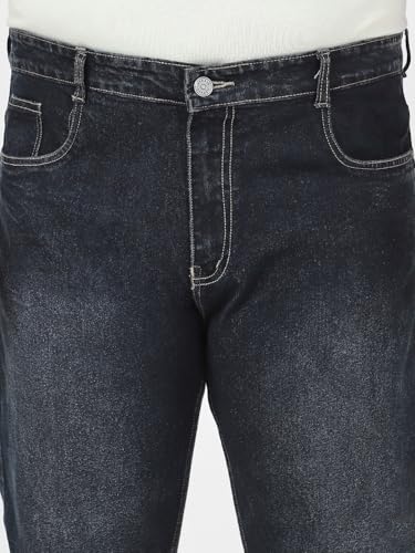 Image of Urbano Plus Men's Straight Fit Mid Rise Jeans