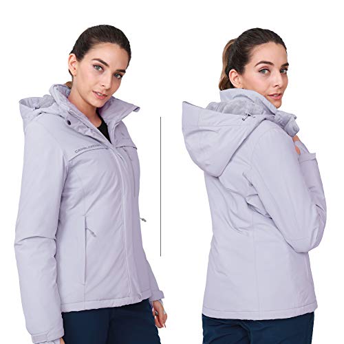 Camel Crown Womens Ski Jacket Waterproof Snowboard Winter Snow Warm Ski Coat For Women New Gray L #TOP4