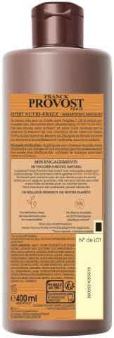 FRANK PROVOST EXPERT NUTRI-FRIZZ Shampoing professionnel sans sulfate pour cheveux secs ou frisés - Traitement hydratant