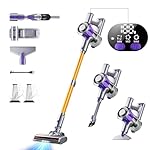 Cordless Vacuum Cleaner, 450W 50Kpa Powerful Stick Vacuum, Up to 70Mins Rechargeable Battery, Vacuum Cleaners for Home Anti-Tangled Lightweight Handheld for Hardwood Floor, Carpets, Pet Hair