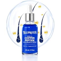 5% GHK-Cu Copper Peptide Hair Serum- 1 Fl Oz | Non-Greasy Daily Formula, For Thinning or Fine Hair, Thicker & Fuller-Looking, All Hair Types