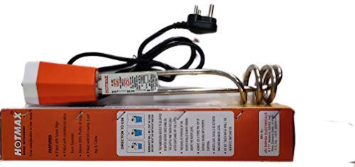HOTMAX Water Proof Immersion Heater 1500 Watts (Orange) : Amazon.in: Home u0026  Kitchen