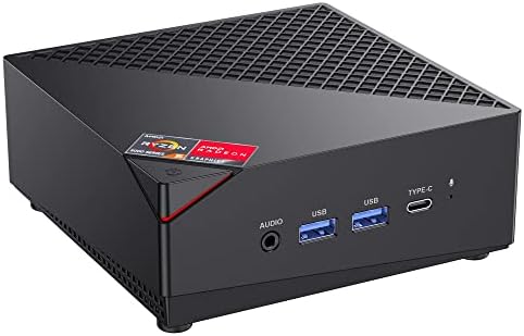 KAMRUI Mini PC with AMD Ryzen 5 5500U 6C/12T Processor Up to 4.0Ghz, 16GB DDR4 512GB SSD Windows 11 Pro Small Form Factor Desktop Computer Support 4K UHD, WiFi/BT, Home Server, Office, Business