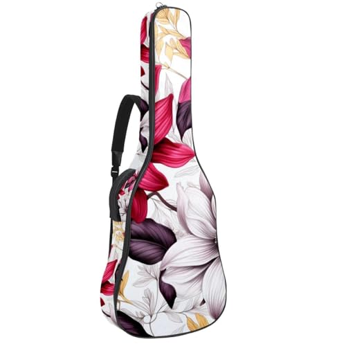 Sac de guitare acoustique multicolore de 101.6 cm anti-choc étanche