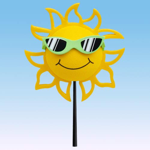 Coolballs California Sunshine Green Sunglasses Car Decor Antenna Topper Auto Accessory