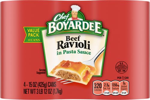 Image of Chef Boyardee Beef Ravioli, 15 oz, (Pack of 24)