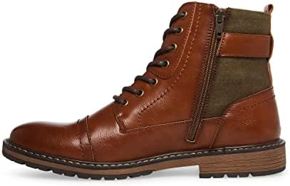 Madden Men's M-TITTAN Combat Boot, Cognac, 9.5 | Image 7