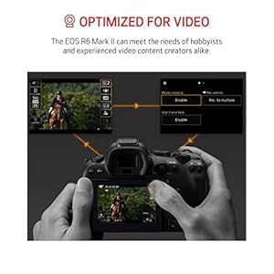 Canon EOS R6 Mark II Mirrorless Camera RF24-105mm F4-7.1 is STM Lens Kit, Full-Frame Hybrid Camera, 24.2 Megapixel CMOS Sensor, Photo and Video Capabilities, Black — photo 6 of 6