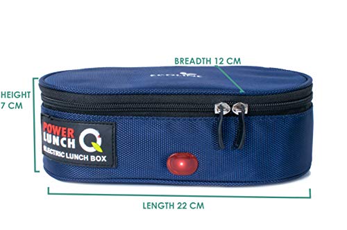 Image of Ecoline Power Lunch Q2, Electric Lunch Box,Capacity 800ml,(2 Containers 400ml) Blue