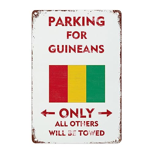Parking for Guineans Only All Others Will Be Towed ���^���T�C�� 8x12 ���B���e�[�W �m�x���e�B ���H �X�g���[�g �x�� ���m�点 �A���~�ʊŔ� ����&���O���� �h���A���~�T�C�� �E�H�[���A�[�g