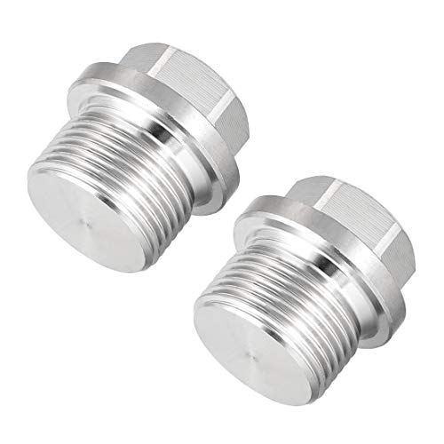Tapón macho M22 bloqueador de fugas en acero inoxidable 304 macizo 2