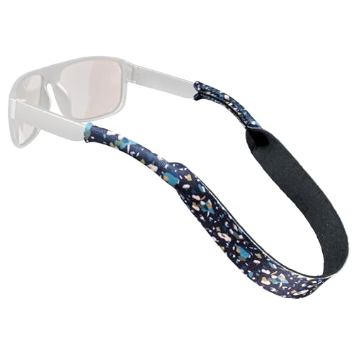 Chums Neoprene Eyewear Retainer, Floating Sunglass Strap (Terrazzo)
