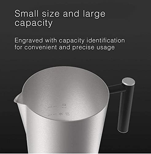 WGLL Leche Frother, Leche Eléctrica Vaporizador Acero Inoxidable, Leche Cálida Automática y Leche Frío Calentador Para… - Imagen 7