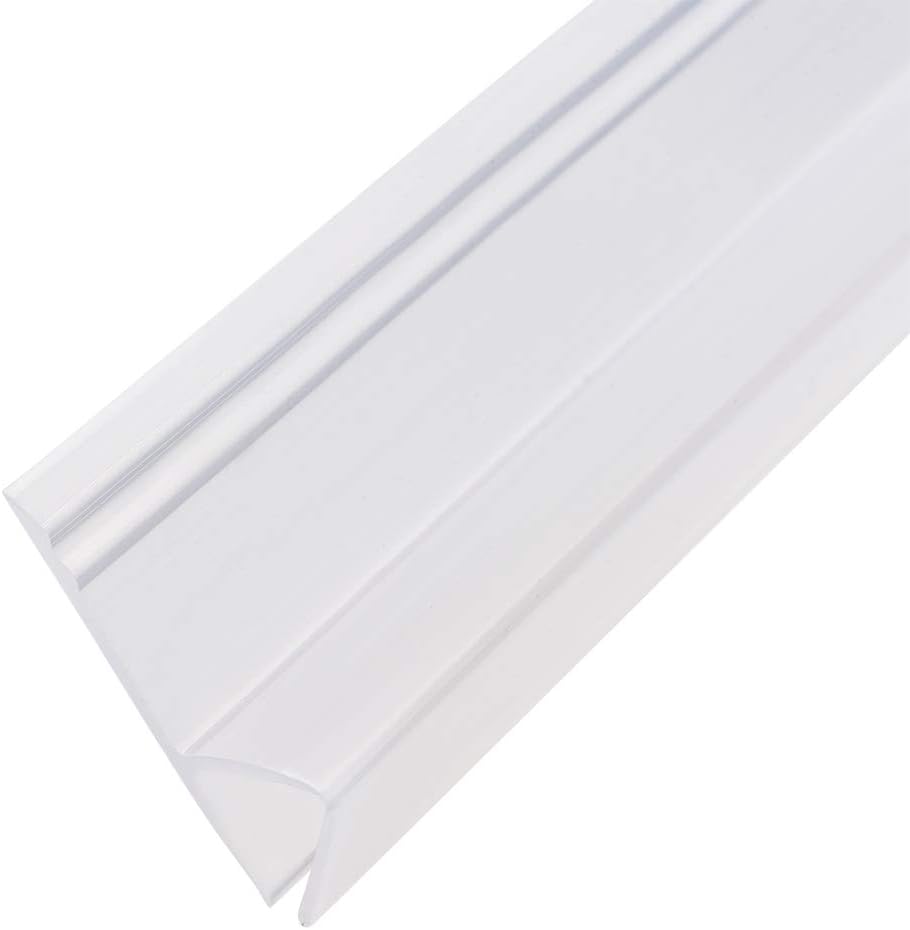 uxcell Frameless Glass Shower Door Sweep Door Bottom Side Seal Strip