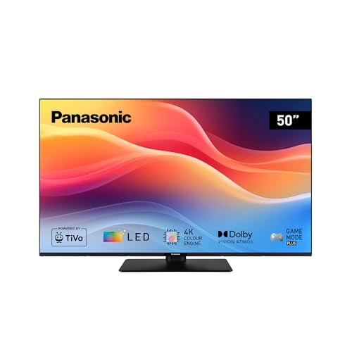 Panasonic TB-50W61AEZ, W61 Serie, 50 Zoll, 4K Ultra HD LED Smart TV, 2025, TiVo, Dolby Vision & Atmos, Game Mode Plus, Alexa & Google Sprachsteuerung, Schwarz Panasonic TB-50W61AEZ, W61 Serie, 50 Zoll, 4K Ultra HD LED Smart TV, 2025, TiVo, Dolby Vision & Atmos, Game Mode Plus, Alexa & Google Sprachsteuerung, Schwarz