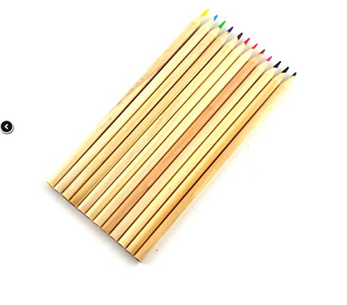 Crayon en bois pour écriture fluide et dessin soigné lot de 12 couleurs de papeterie
