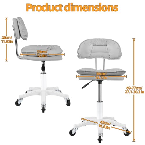 Chaise de bureau sans accoudoirs pour travailler confortablement sans fatigue - 3