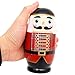 Moonmo 5pcs Beautiful Nutcracker Handmade Wooden Nesting Dolls Nesting Wishing Dolls Nutcracker Matryoshka Traditional