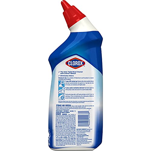 Clorox Toilet Bowl Cleaner With Bleach, Rain Clean - (Package May Vary), 24 Fl Oz (Pack Of 12) #TOP7